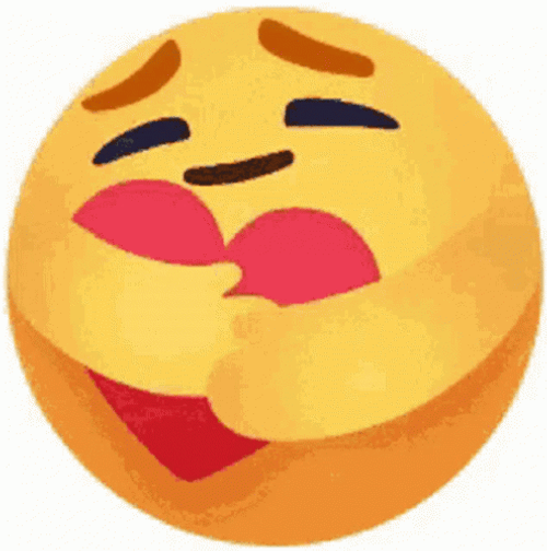 Discord Cute Love Emoji Hugging GIF