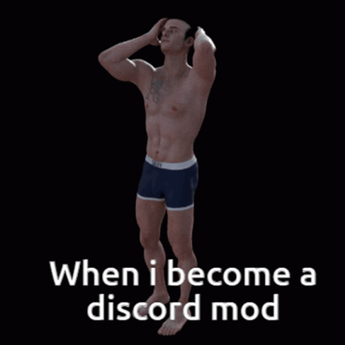 Discord Mod Body Transformation GIF