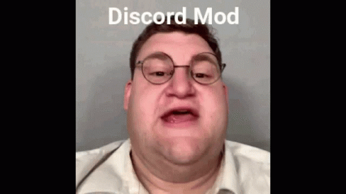 Discord Mod in Glasses Making Funny Face