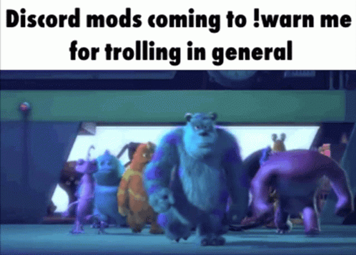 Discord Mod Warn Trolls GIF