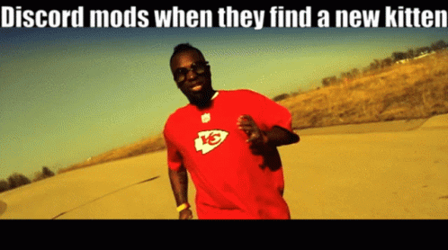 Discord Mods Crash Man Running Meme GIF