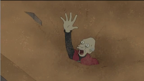 Disenchanment Animation Quicksand GIF