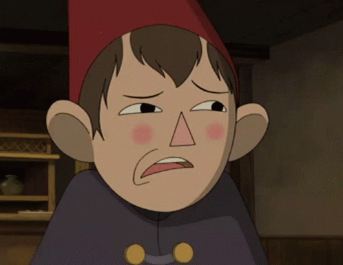 Disgust Wirt Reaction Over The Garden Wall GIF