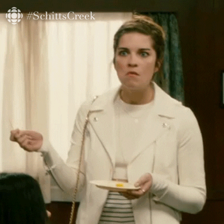 Disgusted Alexis Rose Schitts Creek GIF