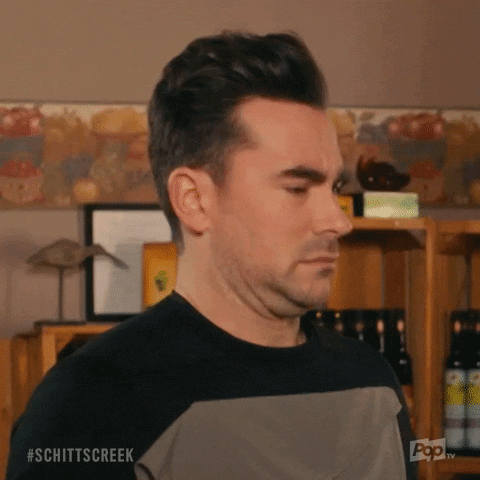 Disgusted David Rose Gagging GIF