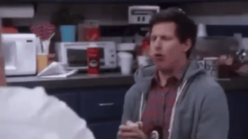 Jake Peralta Disgusting Throw Up GIF