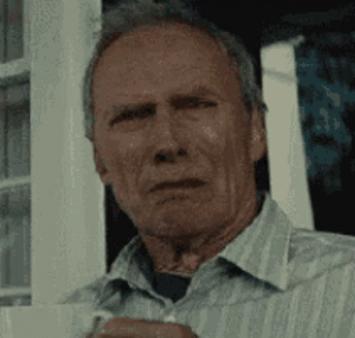 Clint Eastwood Disgusting Reaction GIF
