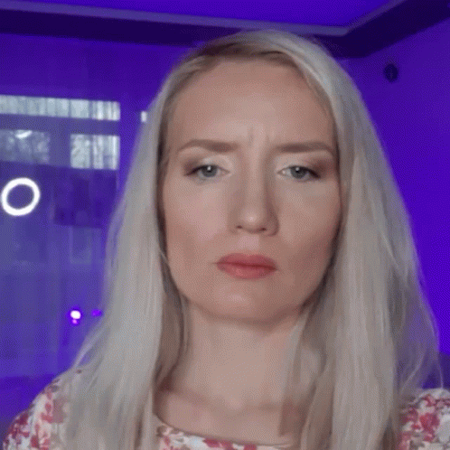 Disgusting Face Girl Streamer GIF