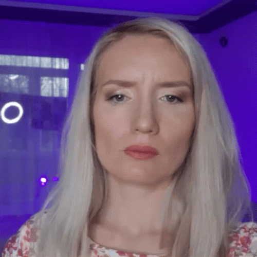 Disgusting Face Girl Streamer GIF