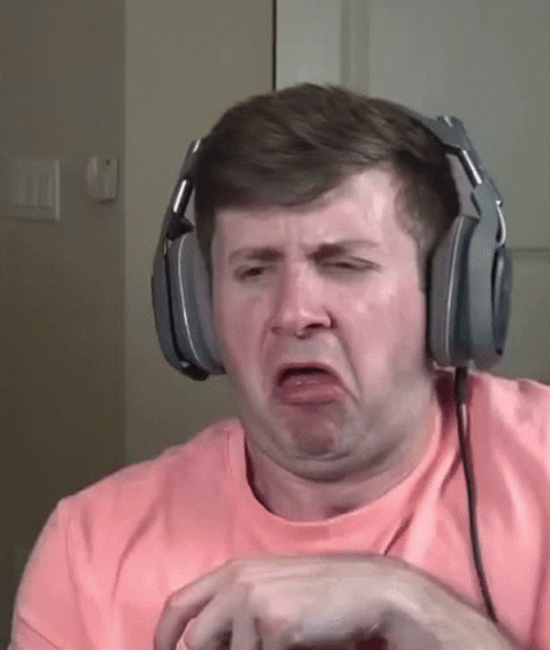 Disgusting Face Streaming Man GIF
