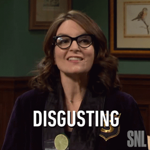 Disgusting Tina Fey Saturday Night Live GIF
