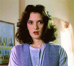 Disguted Face Winona Ryder Heathers GIF
