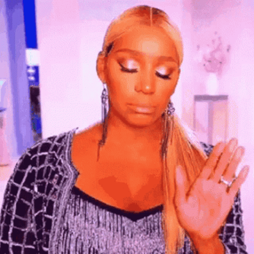 Disguted Nene Leakes Barfing GIF