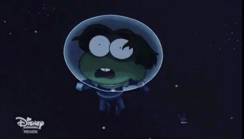 Disney Cartoon Character Floating in Air