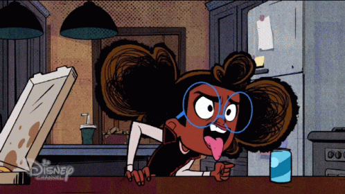 Disney Cartoon Character Sticking Tongue Out
