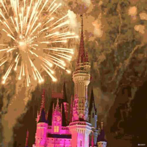 Disney Happy Birthday Castle GIF