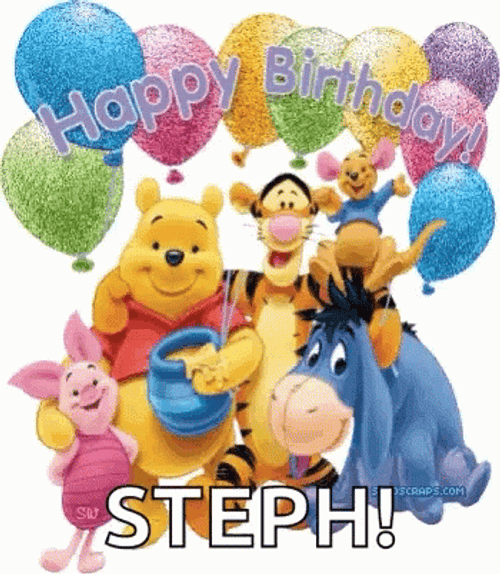 Disney Happy Birthday Winnie The Pooh GIF