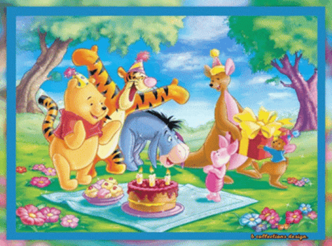 Disney Happy Birthday Winnie The Pooh GIF