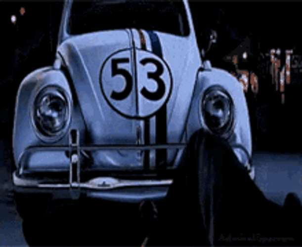 Disney Herbie Beatle Funny Car Panic GIF