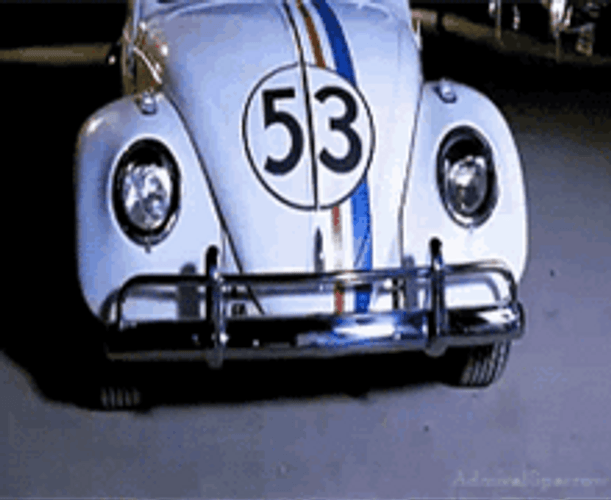 Disney Herbie Volkswagen Beetle Funny Car Emotion Movie GIF