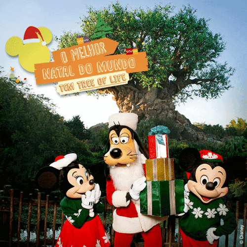 Disney Mickey Mouse Christmas Celebration GIF