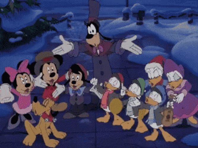 Disney Mickey Mouse Clubhouse Christmas Caroling GIF