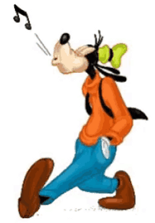 Disney Mickey Mouse Goofy Music Whistle GIF