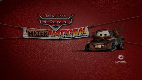 Disney Pixar Mater National Championship Loading Screen GIF