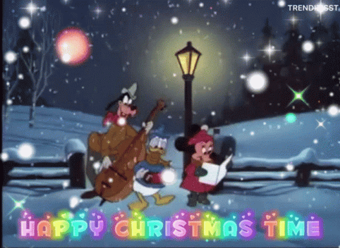 Disney Pluto's Christmas Tree Happy Christmas Time GIF