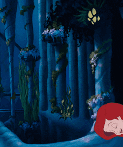 Disney Princess Ariel Swimming Under The Sea GIF