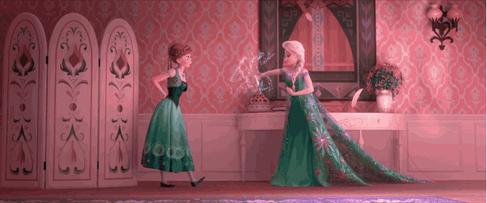 Disney Princess Elsa And Anna GIF