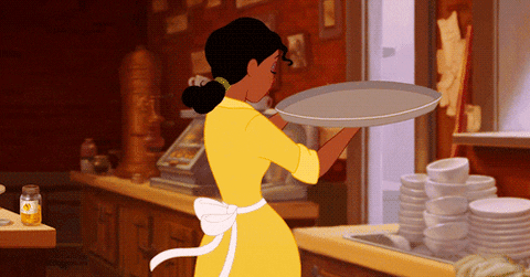 Disney Princess Tiana Saluting GIF