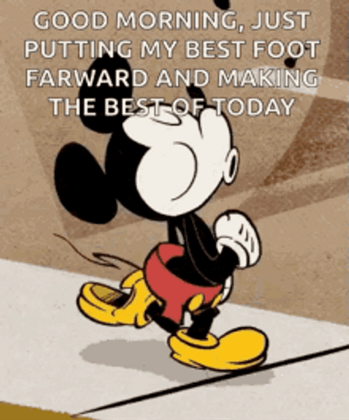 Disney Whistle Mickey Mouse Best Good Morning GIF