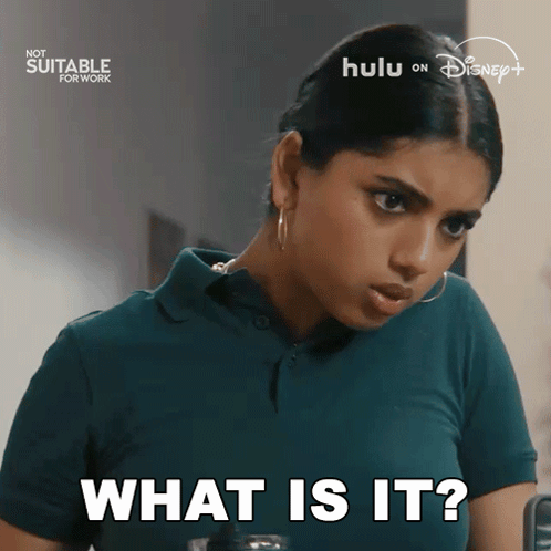 Disney Woman Saying What Is It