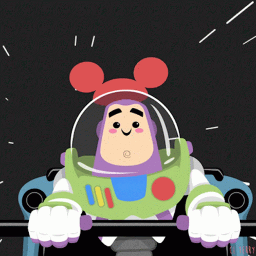 Disney World Buzz Lightyear GIF