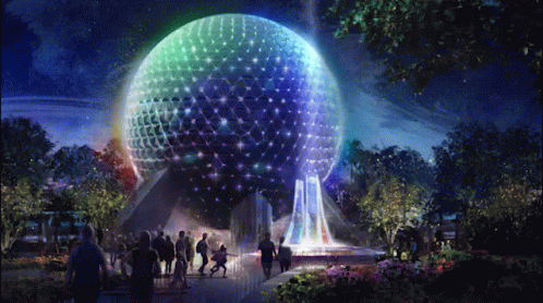 Disney World Globe Animation GIF