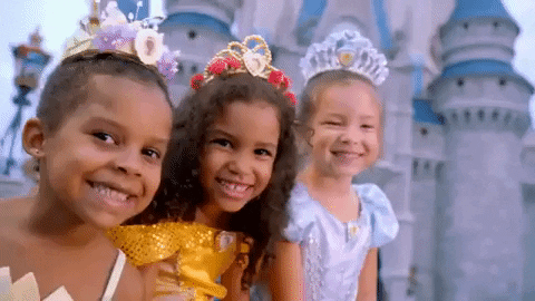 Disney World Happy Little Princesses GIF