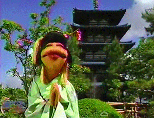 Disney World Japanese Geisha The Muppets GIF
