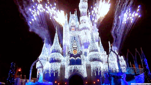 Disney World Magical Fireworks Spectacle GIF