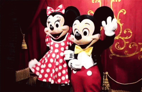 Disney World Minnie And Mickey Mouse GIF