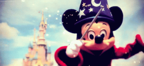 Disney World Wizard Mickey Mouse GIF