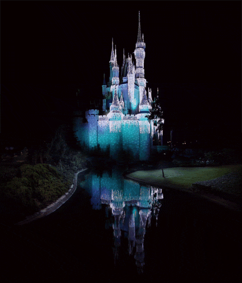 Disneyland Beautiful View At Night GIF