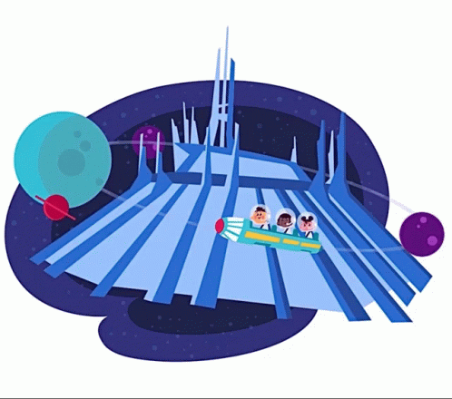 Disneyland Galaxy Animation GIF