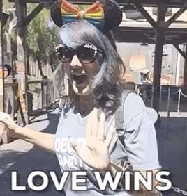 Disneyland Supports Pride Love GIF