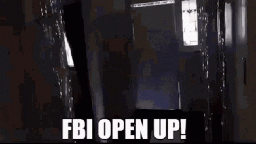 Disorganized Raid Fbi Open Up GIF