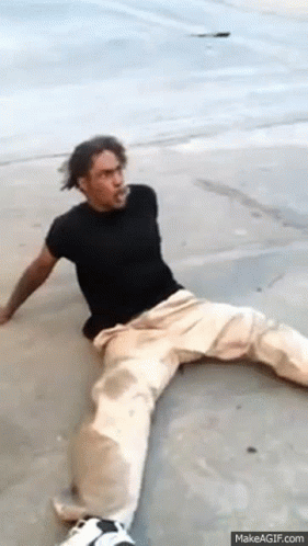 Displeased Crackhead Man Wasted GIF