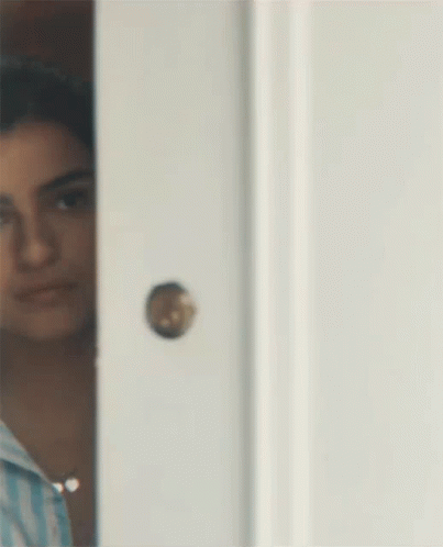Displeased Girl Open Door GIF