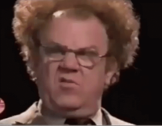 Displeased Steve Brule Face GIF