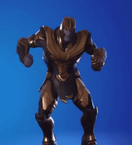 Distraction Dance Fortnite Thanos GIF
