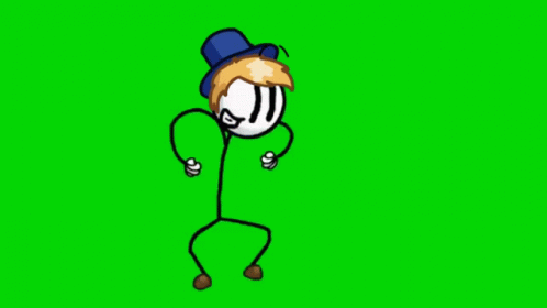 Distraction Dance Henry Stickmin With Blue Hat Hair GIF